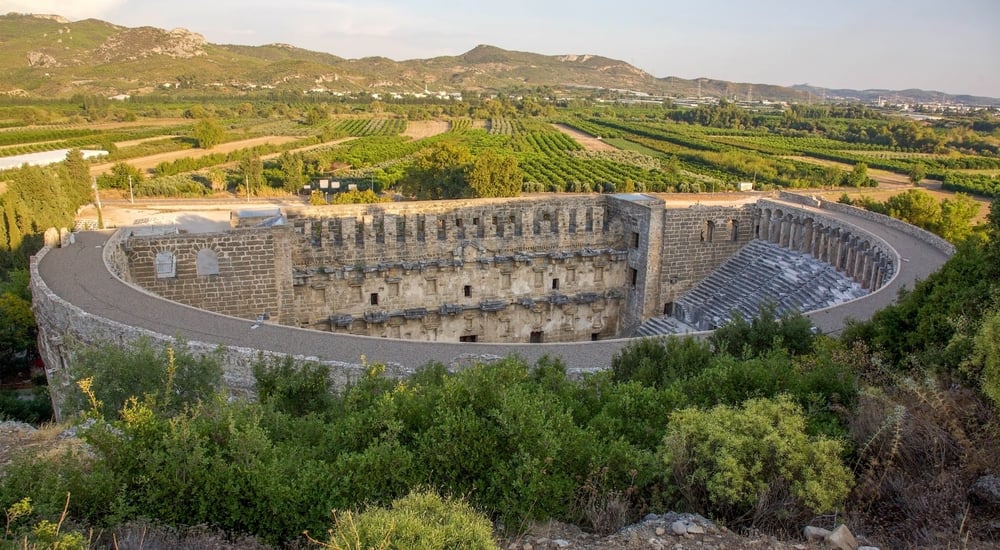 Ancient Amphitheater Aspendos Antalya