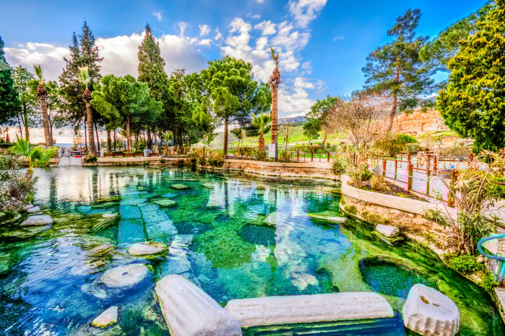 Antique Pool Cleopatras Bath View Pamukkale