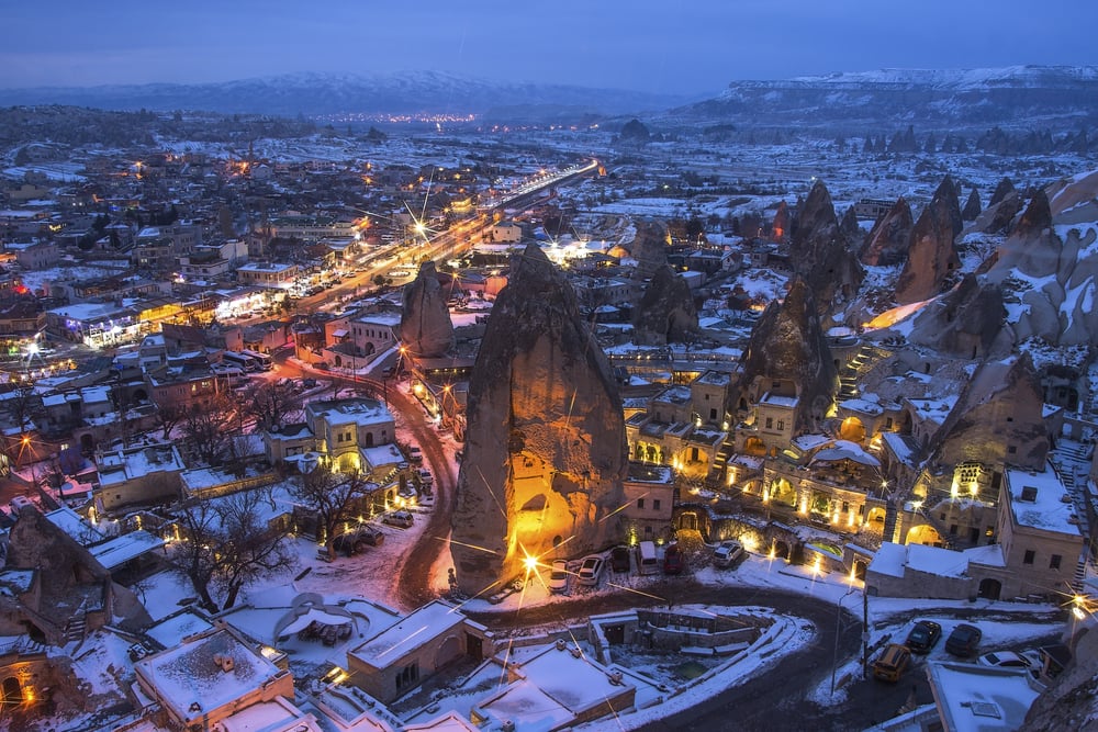 Cappadocia Winter Evening