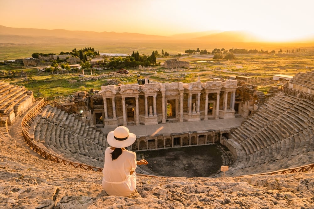 Hierapolis Ancient City Pamukkale Turkey