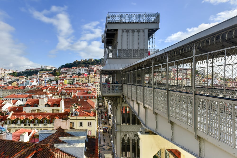 Lisbon Santa Justa Elevator