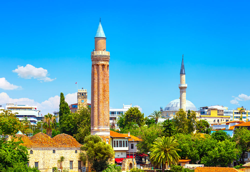 Panoramic View Antalya Kaleici Old Town