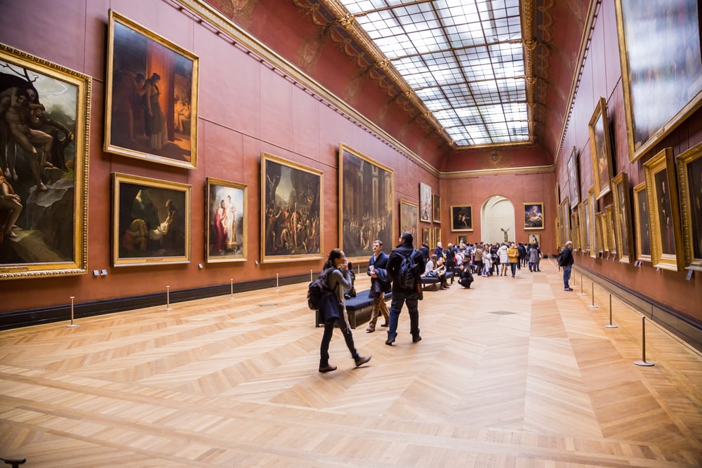 Paris Louvre Museum Inside