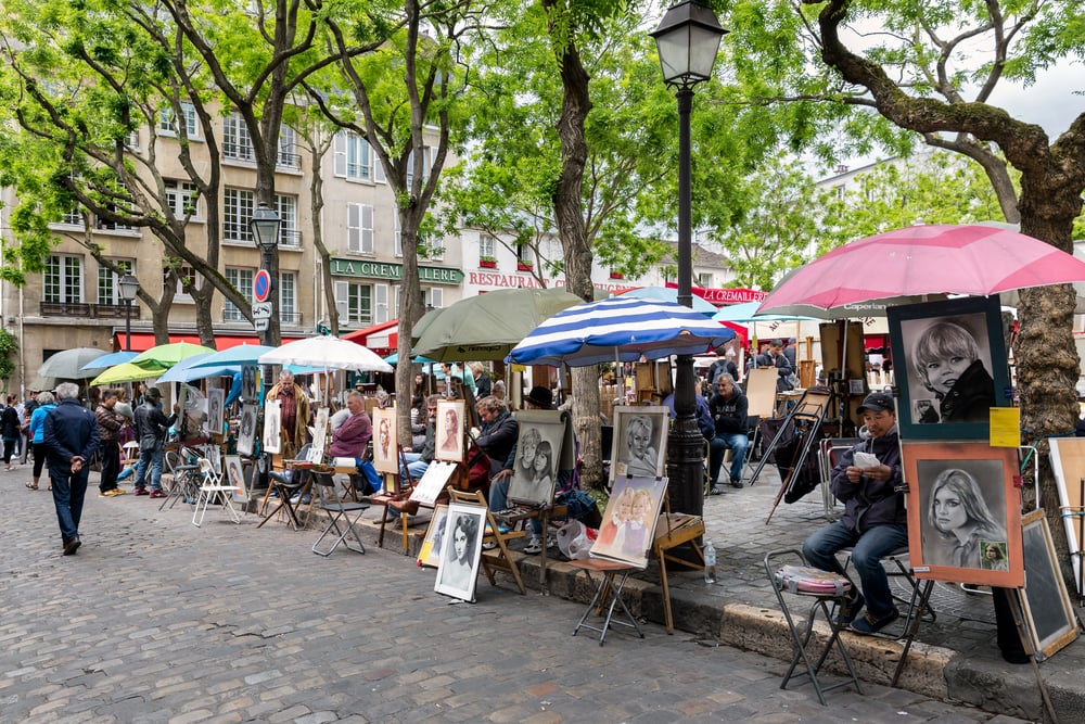 Paris Montmartre Street Artists