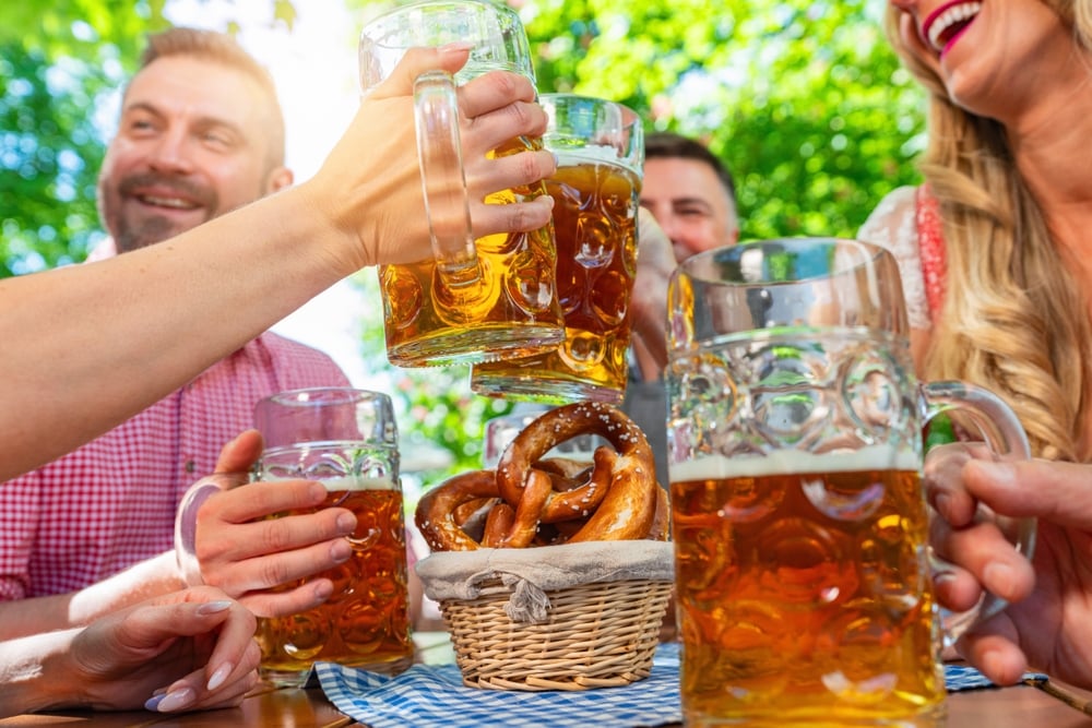 Prague Letna Park Beer Garden