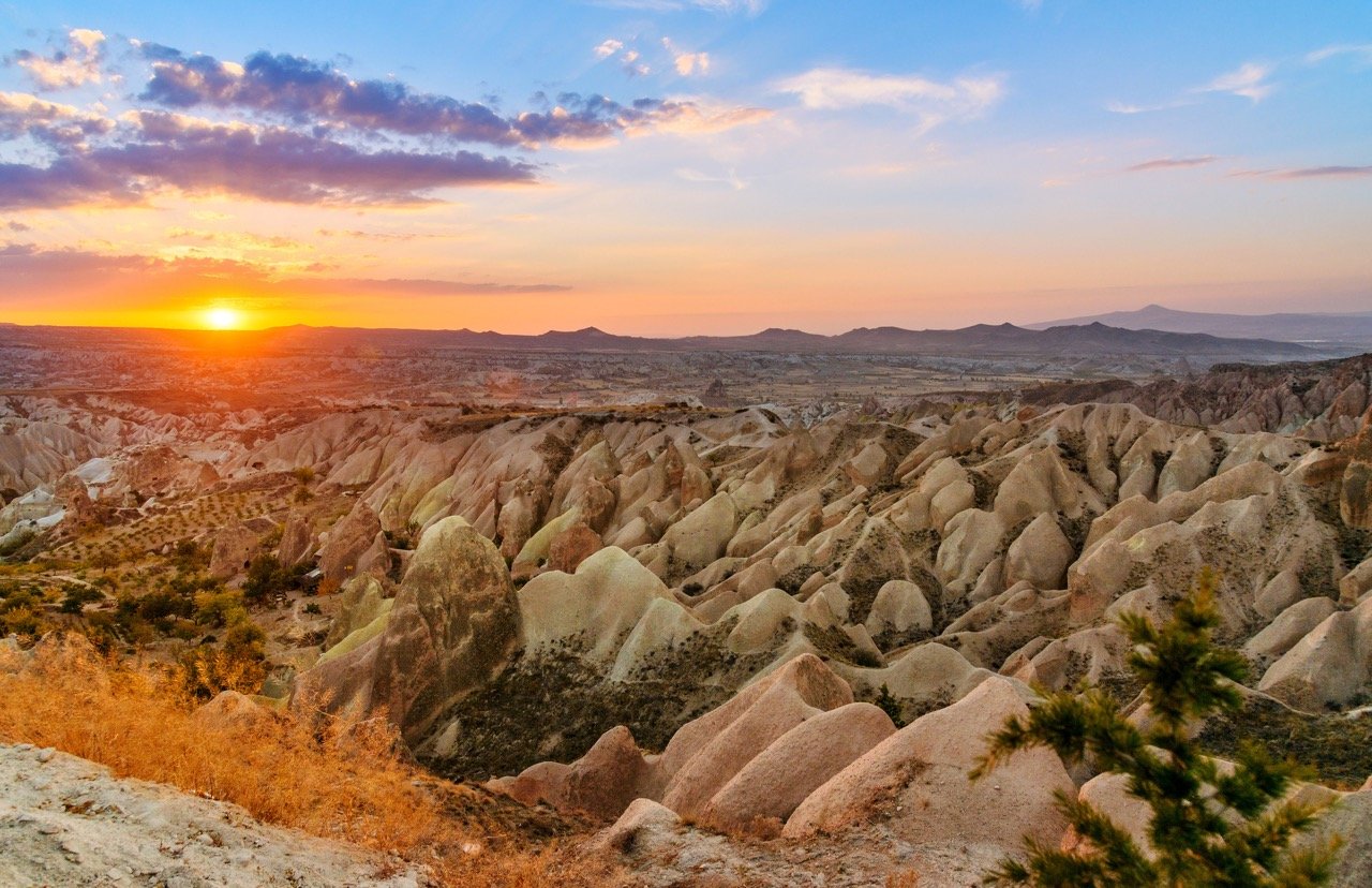 Red Valley Sunset Cappadocia