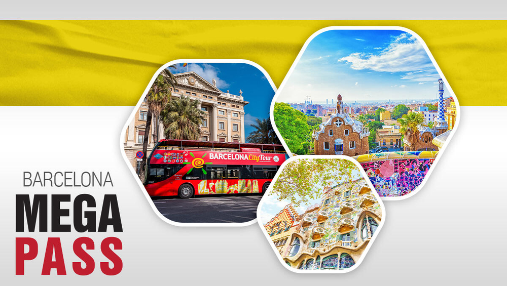 Barcelona MegaCombo Tickets: Park Güell, Casa Batlló & HoHo