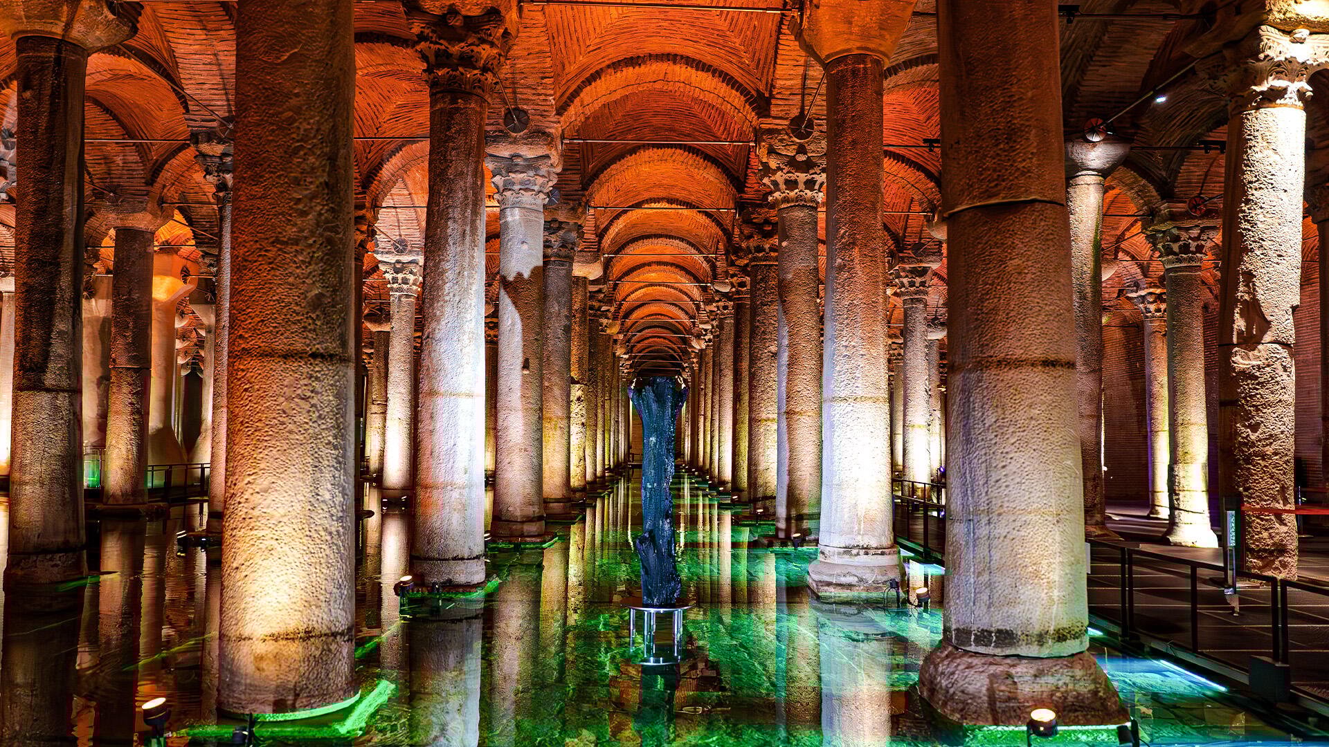 Explore the Basilica Cistern