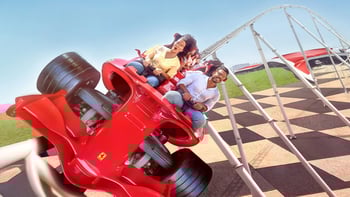 Ferrari World Abu Dhabi Tickets mit kostenlosem Shuttle
