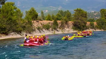 Koprulu Canyon Full Adventure Tour: Rafting, Ziplining, Buggy & Jeep Safari with Lunch and Hotel Transfer