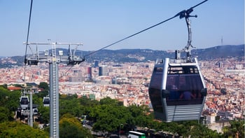 Barcelona: Montjuïc Cable Car Admission Ticket