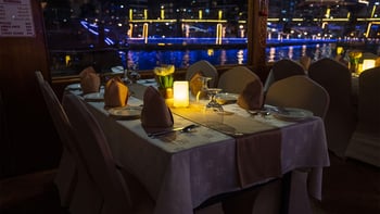 From Dubai Creek: Dhow Cruise with Dinner & Live Entertainment