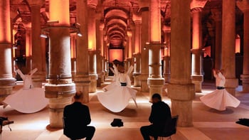 Whirling Dervishes Ceremony in the Enchanting Atmosphere of a 1600-Year-Old Cistern