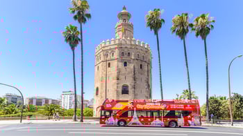 City Sightseeing: Seville Hop-on-Hop-off Bus Tour with Guided Tours and Access to Museums
