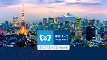 Tokyo Subway Tickets for 24/48/72 Hour