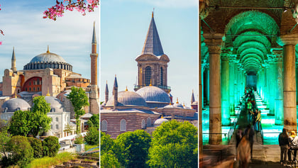 Discover the Icons - Hagia Sophia, Topkapi Palace, and Basilica Cistern