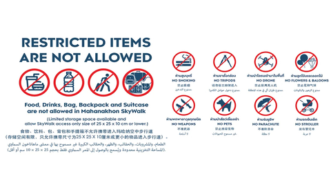 [Direct Entry] Mahanakhon SkyWalk Tickets with Rooftop Access