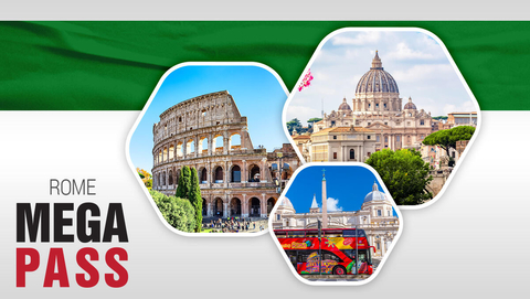 Rome MegaCombo Tickets: Colosseum, Vatican, Pantheon & HoHo Bus