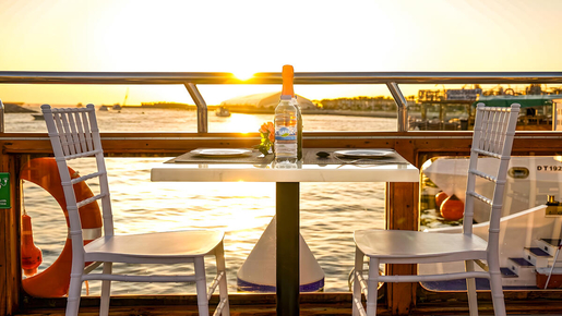 From Dubai Marina: Dhow Cruise with Dinner & Live Entertainment