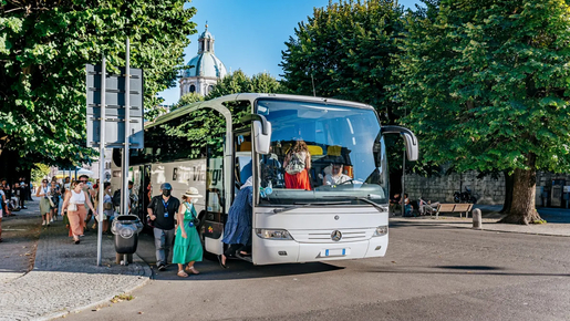 From Milan: Lake Como, Lugano & Bellagio by Bus with Private Boat Tour