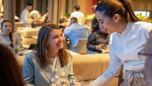 Dinner at Eiffel Tower's Madame Brasserie