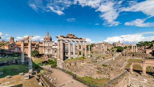 Colosseum with Roman Forum & Palatine Hill
