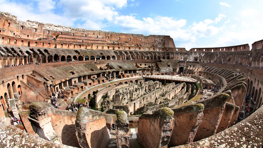 Colosseum with Roman Forum & Palatine Hill