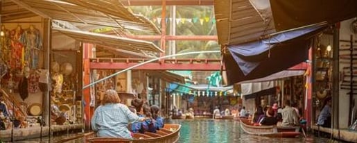 Damnoen Saduak and Maeklong Railway Market Guided Tour