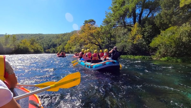 Koprulu Canyon Rafting with Lunch and Hotel Transfer City Pass