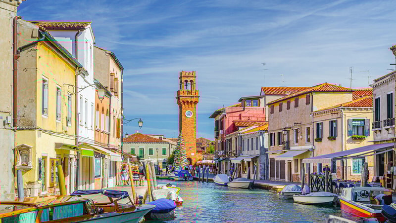Murano, Burano & Torcello Islands Boat Tour with Glass Blowing City Pass