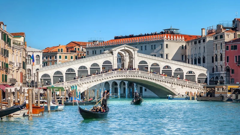 Venice Walking Tour with Grand Canal Gondola Ride City Pass