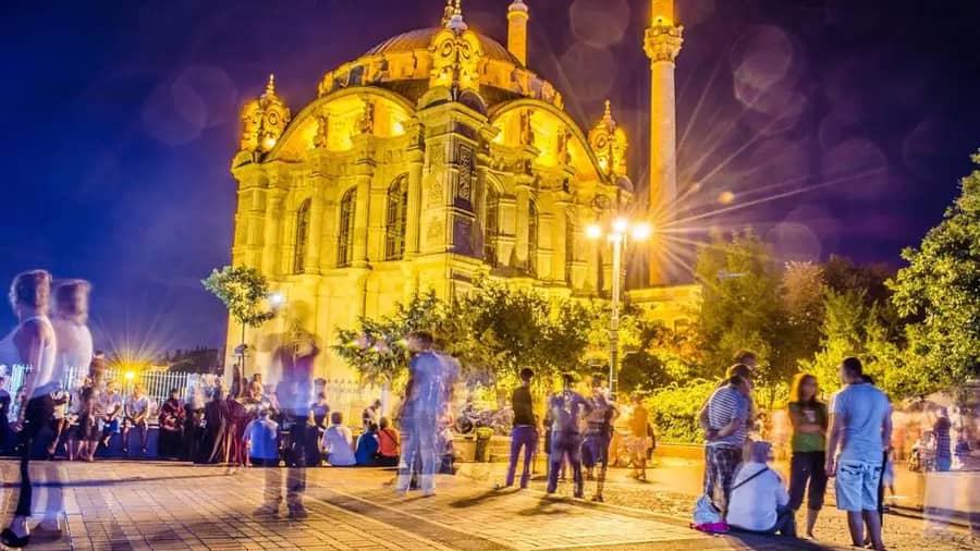 Istanbul Ortakoy At Night