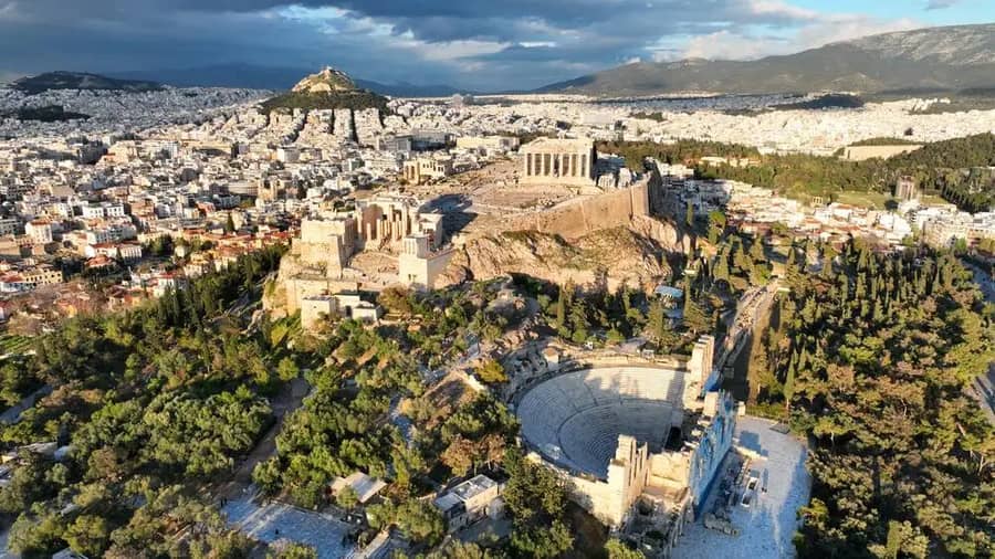 Rooftop Bars In Athens With Acropolis View