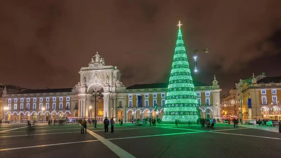 Lisbon Christmas Square