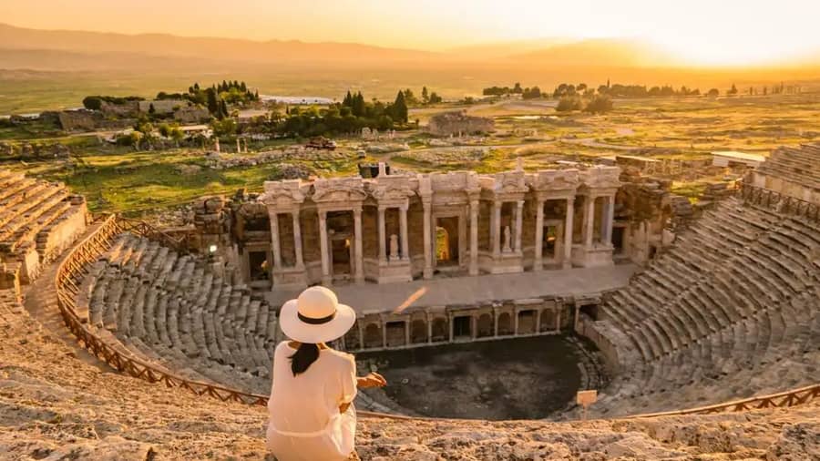 Hierapolis Ancient City Pamukkale Turkey