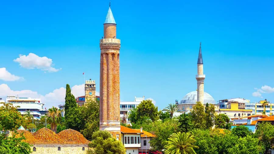 Panoramic View Antalya Kaleici Old Town