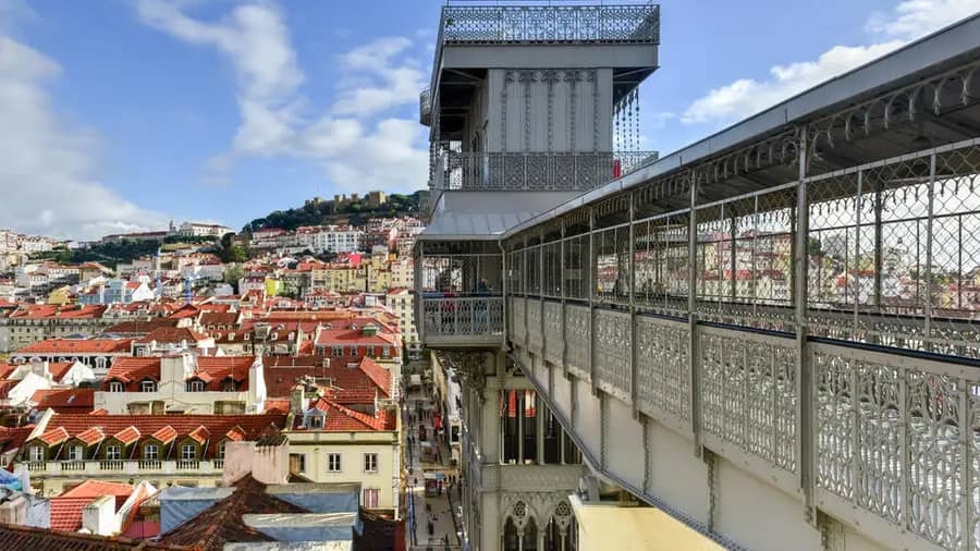Lisbon Santa Justa Elevator