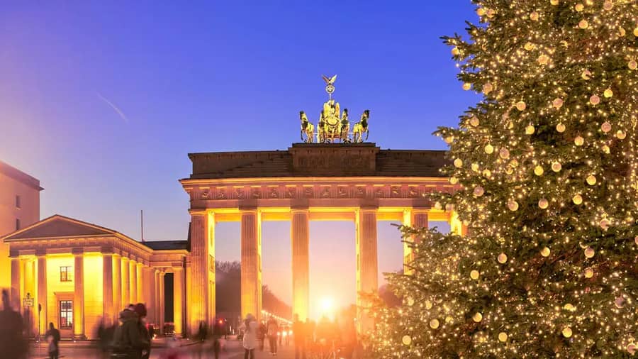 Berlin New Year Brandenburg Gate