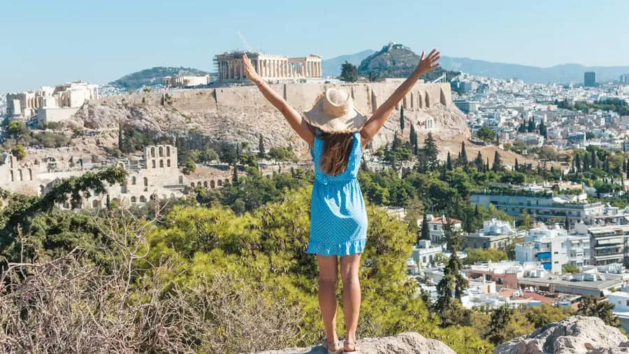 Athens Plaka Neighborhood