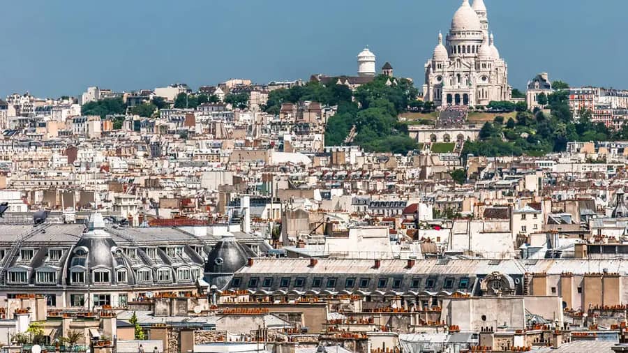 Paris Montmartre Cityscape