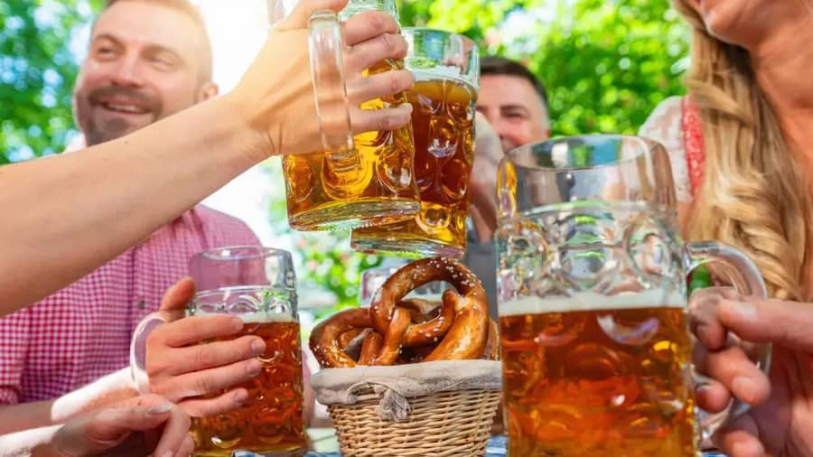 Prague Letna Park Beer Garden