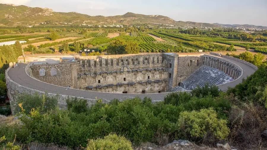 Ancient Amphitheater Aspendos Antalya