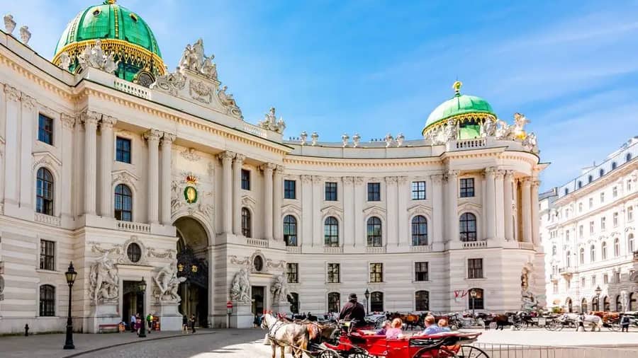 Vienna Hofburg Palace On St Michael Square